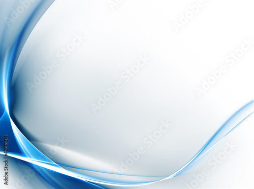 Illustration: Gentle blue fractal background Gentle blue fractal background
