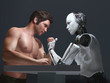 Illustration: human-robot competition human-robot competition