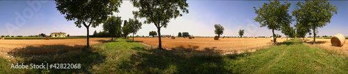 Photo: campagna pianura padana, panorama 360° campagna pianura padana, panorama 360°