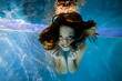 happy under waterportrait