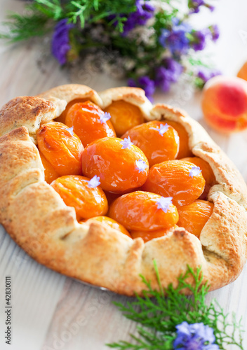 Photo: Tart with apricots Tart with apricots