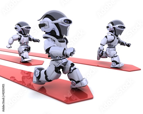 Illustration: Robots leading the race Robots leading the race