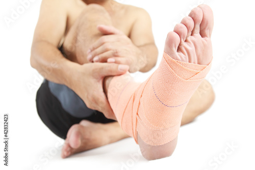 Photo: Foot sprain Foot sprain
