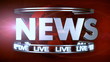 Video: Broadcast news earth globe title animation - Red Broadcast news earth globe title animation - Red