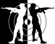 Kalashnikov assault rifle shooter