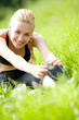 Photo: Attractive Woman stretching before Fitness and Exercise Attractive Woman stretching before Fitness and Exercise