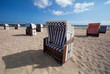 Strandkoerbe an der Ostsee