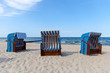 Strandkoerbe an der Ostsee