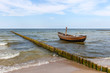 Fischerboot an der Ostsee
