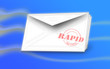 Mail with a blue Background