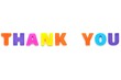 アルファベット　THANK　YOU