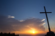 Sonnenuntergang im Gebirge