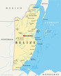 Belize Map (Belize Landkarte)