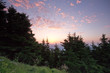 Sonnenaufgang im Gebirge