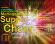 Chain supply management wordcloud