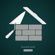 house building symbol vector creative design