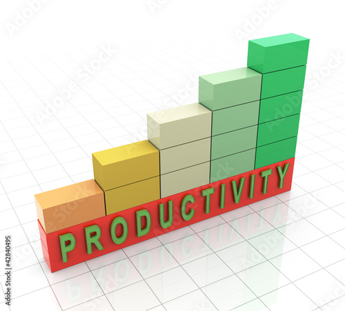 Illustration: 3d productivity propgress bars 3d productivity propgress bars