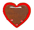 Rotes Lebkuchenherz