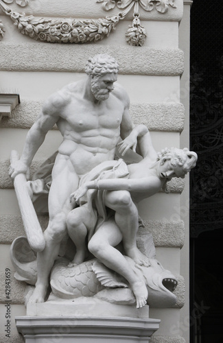 Photo: Hercules statue, Hofburg,Vienna, Austria Hercules statue, Hofburg,Vienna, Austria