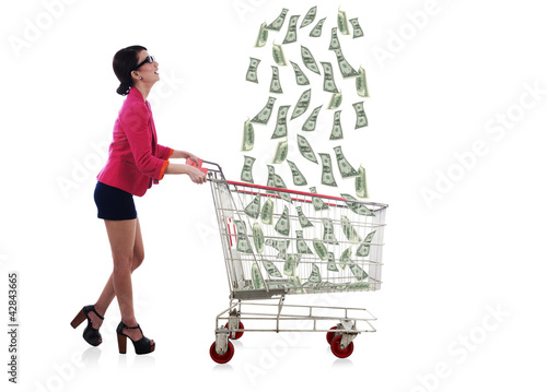 Photo: Lucky businesswoman Lucky businesswoman
