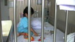Video: Sick Boy Coloring In Hospital Bed Sick Boy Coloring In Hospital Bed