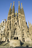 Photo: Antoni Gaudi's Sagrada Familia or the Temple Expiatori de la Sagrada Familia was begun in 1882, Barcelona, Spain Antoni Gaudi's Sagrada Familia or the Temple Expiatori de la Sagrada Familia was begun in 1882, Barcelona, Spain