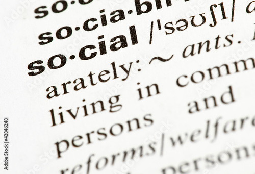 Photo: social word social word