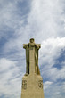 Photo: Monumento a Cristobal Col—n, a huge monument of Christopher Columbus by American architect G.V. Whitney, situated at the Punta de Sebo overlooking the confluence of the Odiel and Tinto rivers, Huelva Province, Andalucia, Spain Monumento a Cristobal Col—n, a huge monument of Christopher Columbus by American architect G.V. Whitney, situated at the Punta de Sebo overlooking the confluence of the Odiel and Tinto rivers, Huelva Province, Andalucia, Spain