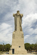 Photo: Monumento a Cristobal Col—n, a huge monument of Christopher Columbus by American architect G.V. Whitney, situated at the Punta de Sebo overlooking the confluence of the Odiel and Tinto rivers, Huelva Province, Andalucia, Spain Monumento a Cristobal Col—n, a huge monument of Christopher Columbus by American architect G.V. Whitney, situated at the Punta de Sebo overlooking the confluence of the Odiel and Tinto rivers, Huelva Province, Andalucia, Spain