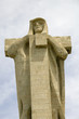 Photo: Monumento a Cristobal Col—n, a huge monument of Christopher Columbus by American architect G.V. Whitney, situated at the Punta de Sebo overlooking the confluence of the Odiel and Tinto rivers, Huelva Province, Andalucia, Spain Monumento a Cristobal Col—n, a huge monument of Christopher Columbus by American architect G.V. Whitney, situated at the Punta de Sebo overlooking the confluence of the Odiel and Tinto rivers, Huelva Province, Andalucia, Spain