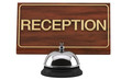 Service Bell with Reception Sign