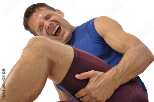 Photo: Hamstring injury Hamstring injury