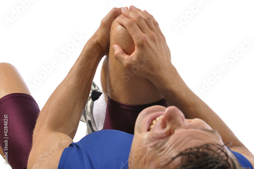 Photo: Knee injury Knee injury