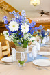 Photo: Flowers in vase on the table Flowers in vase on the table