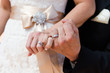 Photo: Bride and groom's hands with rings Bride and groom's hands with rings
