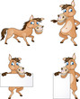 horse cartoon collection