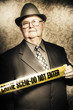 Astute fifties crime scene investigator