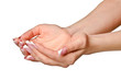 Hands open