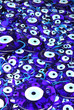 Traditional turkish eye-shaped amulets (nazar boncugu)