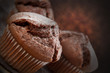 frisch gebackene muffins