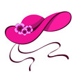 Woman's hat with flowers