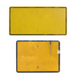 Old blank traffic sign