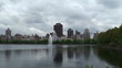 View of the Manhattan skyscrapers from the Central Park