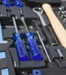 set tools in a box