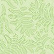 seamless pattern with leaves on green background, Print
