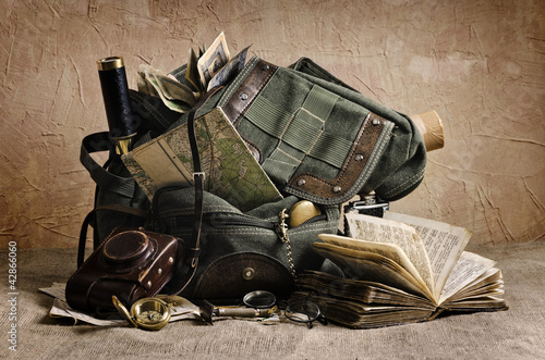 Photo: Travel theme still life Travel theme still life