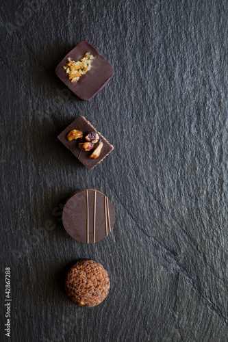 Photo: Mignardises aux chocolats Mignardises aux chocolats