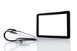 tablet mit stethoskop