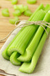 Fresh celery stalks