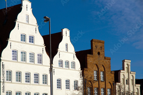 Photo: Katzentreppen von Lübeck Katzentreppen von Lübeck